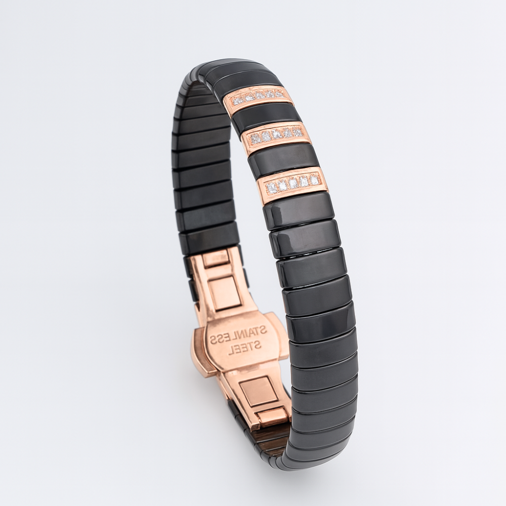 Ceramic Stainless Steel Bracelet For Men