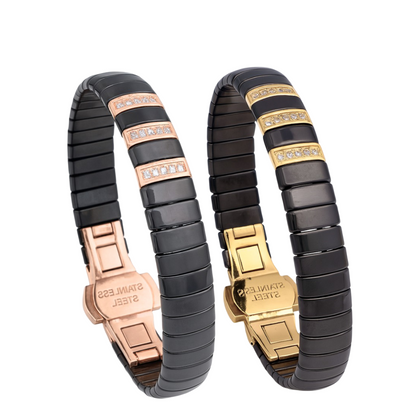 Ceramic Stainless Steel Bracelet For Men