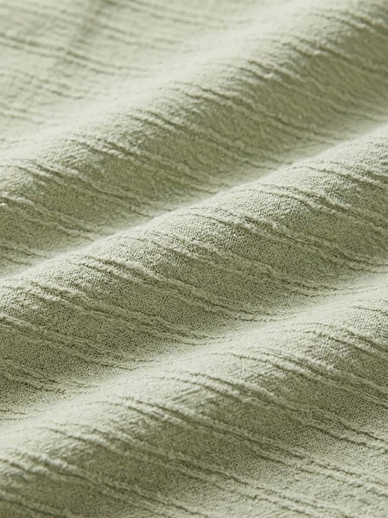 Signature Sage Textured Slim-Fit Full Sleeve T-Shirt