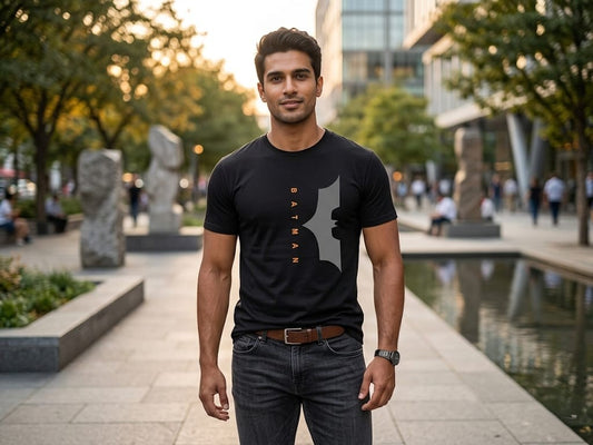 Batman Urban Knight - Premium Black Graphic Tee